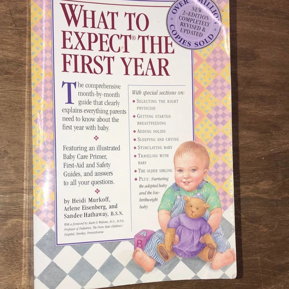 What to Expect the First Year huge 2nd edition Baby book - Picture 2 of 7